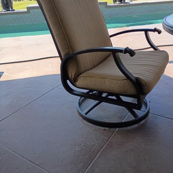 BJ Powder Coating - Powder coated replacement bases to match existing chair color. - Powder Coating Near Me - Cathedral City, California