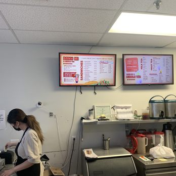 Banh Mi & Bubble Tea - menu on wall - Bubble Tea Near Me - Cranston, Rhode Island