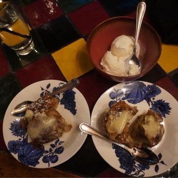 Mahari - Monmon bread pudding and sorrel ginger sorbet - African Near Me - Chicago, Illinois