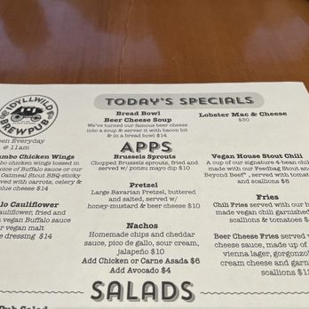 Idyllwild Brewpub - Menu - Brewpubs Near Me - Idyllwild, California