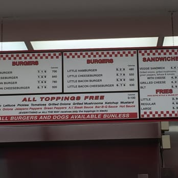 Five Guys - Menu- seems a little pricey for me - Burgers Near Me - Renton, Washington Five Guys - Menu- seems a little pricey for me - Burgers Near Me - Renton, Washington