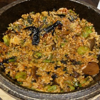 S.K.Y. - Foie gras bibimbap - New American Near Me - Chicago, Illinois