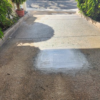 Drain & Plumbing Pros - Final patch in driveway - Plumbing Near Me Drain & Plumbing Pros - Final patch in driveway - Plumbing Near Me