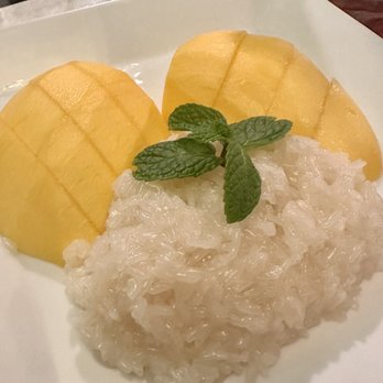 Siam Elephant - Mango Sticky Rice - AMAZING, probably the best I've had - Thai Near Me - Carpinteria, California Siam Elephant - Mango Sticky Rice - AMAZING, probably the best I've had - Thai Near Me - Carpinteria, California