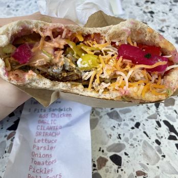 Tahini - Custom Chicken Pita - Mediterranean Near Me - San Diego, California