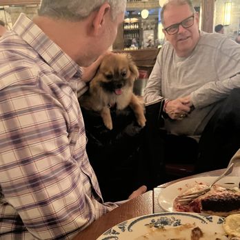 Labriola - Table next to us brought their dog, who enjoyed eavesdropping on our conversations - Italian Near Me - Chicago, Illinois