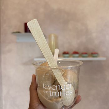 Lavender and Truffles - Single scoop miso butterscotch (2/1/25) - Ice Cream & Frozen Yogurt Near Me - Los Angeles, California