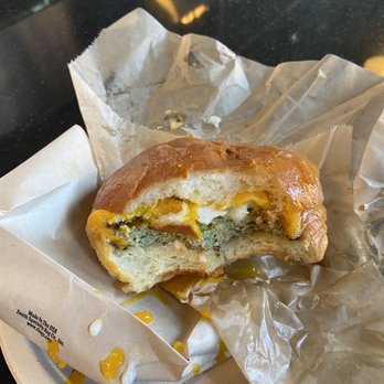 Eggslut - Sausage, egg and cheese on brioche bun - Breakfast & Brunch Near Me - Los Angeles, California
