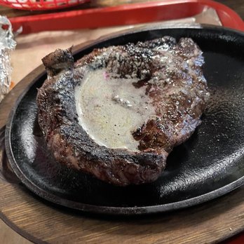 Hard Eight BBQ - 16 oz ribeye .. over cooked :( - Barbeque Near Me - The Colony, Texas Hard Eight BBQ - 16 oz ribeye .. over cooked :( - Barbeque Near Me - The Colony, Texas