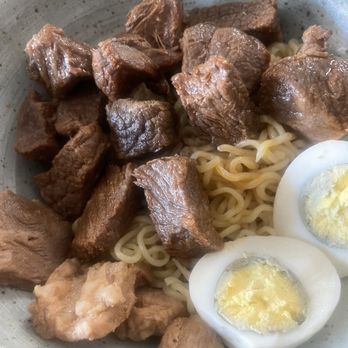 Yummy Noodle House - Spicy beef Ramen with Pork - Ramen Near Me - Albuquerque, New Mexico