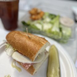 Lunch combo italian sub + best Caesar salad +drink