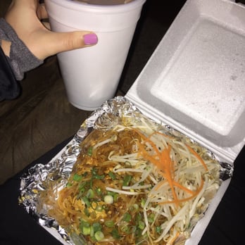 S Thai Food - Chicken pad Thai to go! Large Thai iced tea! - Thai Near Me - Temecula, California