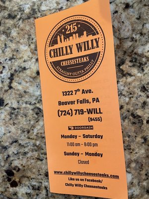 Chilly Willy Cheesesteaks by null