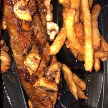 Sizzler - Sautéed mushrooms and steak with fries - Seafood Near Me - Colma, California Sizzler - Sautéed mushrooms and steak with fries - Seafood Near Me - Colma, California