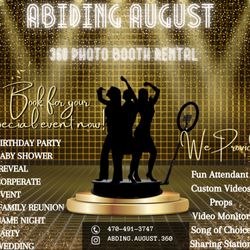 Abiding August - Let us capture you and your party goers tapping into your inner Rockstar on our 360 stage!