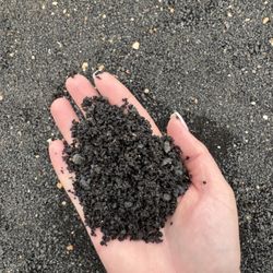 Bodega Stratvs Stratus - The lapilli/picon soil that makes Lanzarote so unique in the winemaking world.