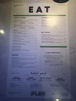 Menu photo 5 Play Sporting Lounge Doral, FL Menu photo 5 Play Sporting Lounge Doral, FL
