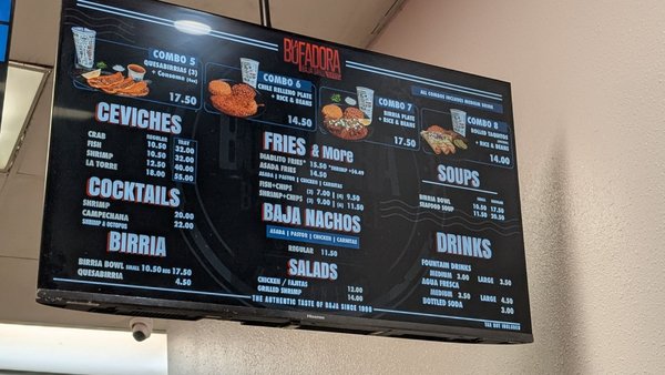 Menu photo 1 La Bufadora Baja Grill Murrieta Murrieta, CA Menu photo 1 La Bufadora Baja Grill Murrieta Murrieta, CA