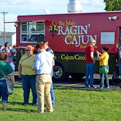 Ragin Cajun Food Truck - "Borrowed" from website. Saw them near library. Didn't have camera.