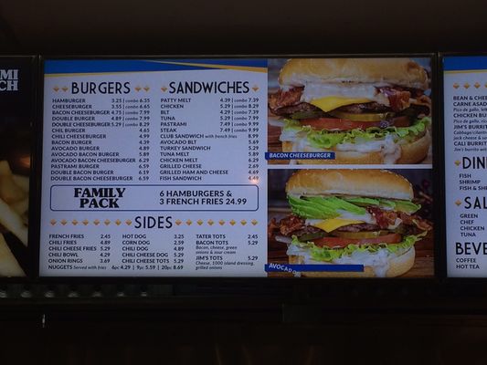 Menu photo 8 Jim's Burgers La Puente, CA