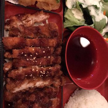Hiroba Sushi - Chicken katsu box diner with kalbi, salad greens, veggie and shrimp tempura, miso soup, rice and 8 California rolls!!! - Sushi Bars Near Me - Henderson, Nevada Hiroba Sushi - Chicken katsu box diner with kalbi, salad greens, veggie and shrimp tempura, miso soup, rice and 8 California rolls!!! - Sushi Bars Near Me - Henderson, Nevada