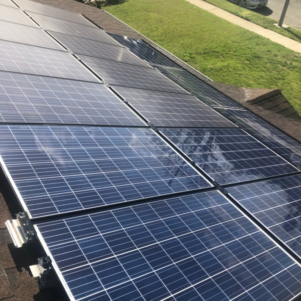 PJ Solar - Rooftop picture of my cleaned solar panels - Solar Panel Cleaning Near Me - Barstow, California PJ Solar - Rooftop picture of my cleaned solar panels - Solar Panel Cleaning Near Me - Barstow, California
