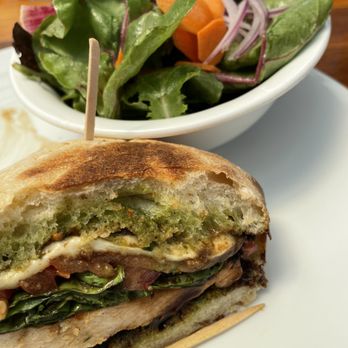 Robins Restaurant - Chicken Caprese Sandwich* - New American Near Me - Cambria, California