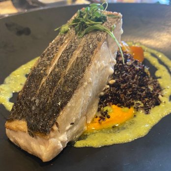 Bellamy's Restaurant - Seabass "catch of the day" - New American Near Me - Escondido, California
