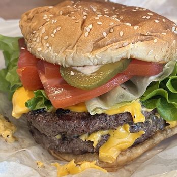Superb Burger Fish and Chips - Double Cheeseburger - Burgers Near Me - Sacramento, California