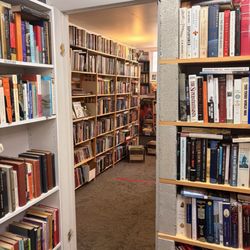 Inside bookstore