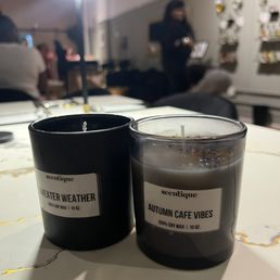Candle with Labels