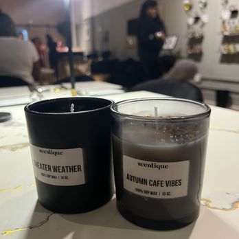 Scentique - Candle with Labels - Customized Merchandise Near Me - Providence, Rhode Island