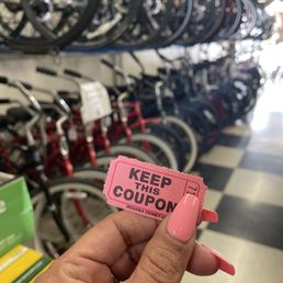 Raffle ticket for a big ripper bike!