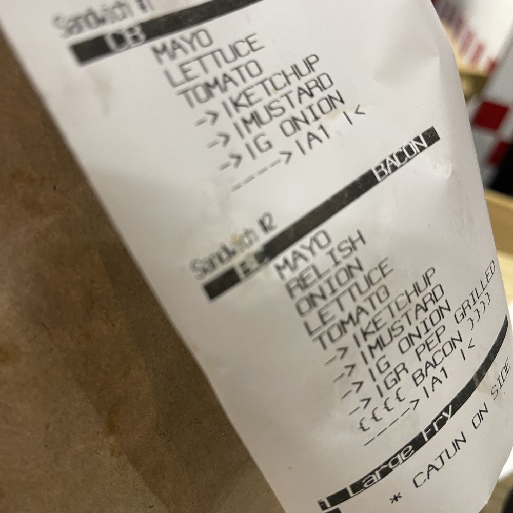Five Guys - Do you see pickles? Because I specifically ordered RELISH. - Burgers Near Me - Tukwila, Washington Five Guys - Do you see pickles? Because I specifically ordered RELISH. - Burgers Near Me - Tukwila, Washington