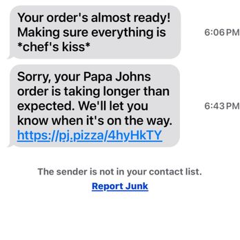 Papa Johns Pizza - Text from Papa John's - Pizza Near Me - Round Rock, Texas