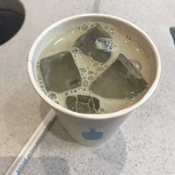 Blue Bottle Coffee - The Pru - iced 12-oz hojicha latte - Coffee & Tea Near Me - Boston, Massachusetts