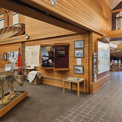 Voyageurs National Park - Rainy Lake Visitor's Center - Inside the visitor center