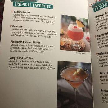 Bahama Breeze - Drink Menu - Bars Near Me - Gainesville, Florida Bahama Breeze - Drink Menu - Bars Near Me - Gainesville, Florida