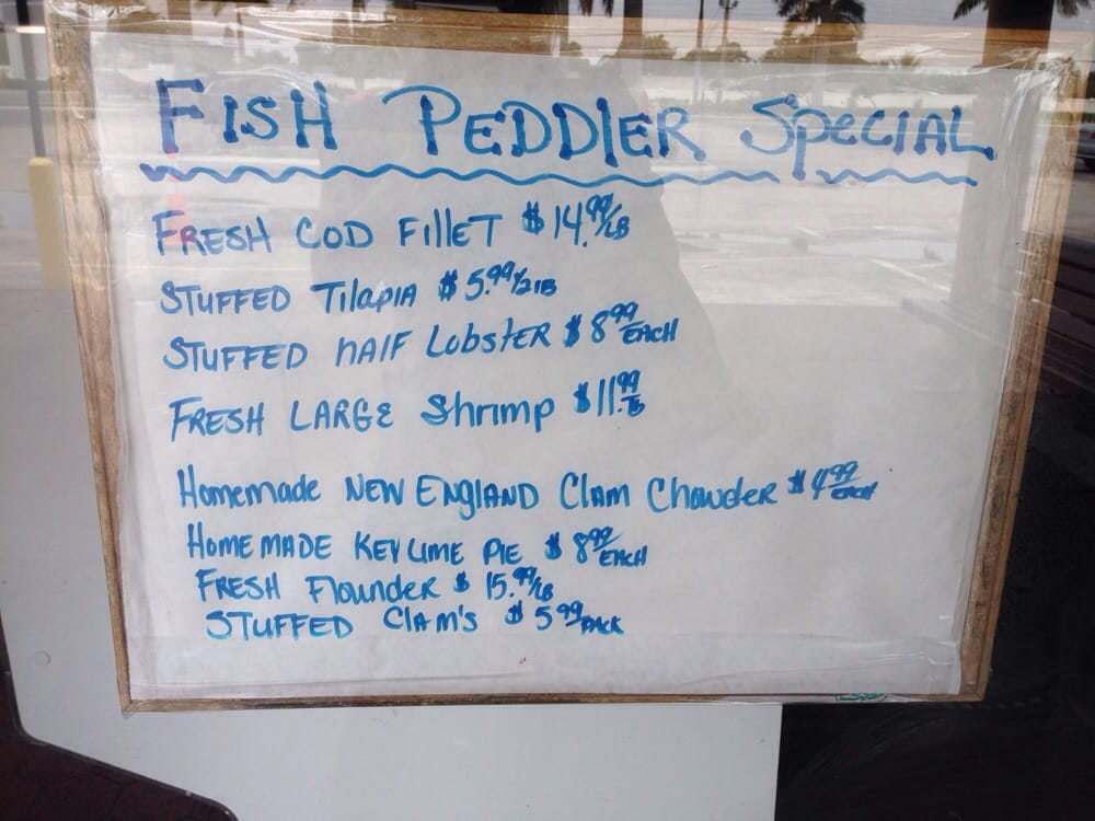 The Fish Peddler Seafood Markets 7794 NW 44th St, Lauderhill, FL