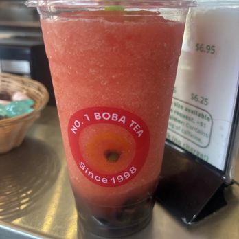 No. 1 Boba Tea Eastern - Watermelon Slush - Coffee & Tea Near Me - Las Vegas, Nevada No. 1 Boba Tea Eastern - Watermelon Slush - Coffee & Tea Near Me - Las Vegas, Nevada