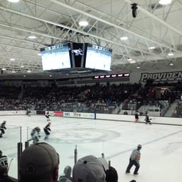 Enjoying the PC vrs Notre Dame hockey game