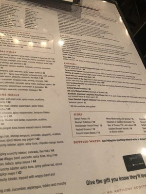 Menu photo 8 Blackstone Steakhouse Melville, NY