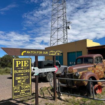 The Gatherin Place II - Front sign - Burgers Near Me - Pie Town, New Mexico The Gatherin Place II - Front sign - Burgers Near Me - Pie Town, New Mexico