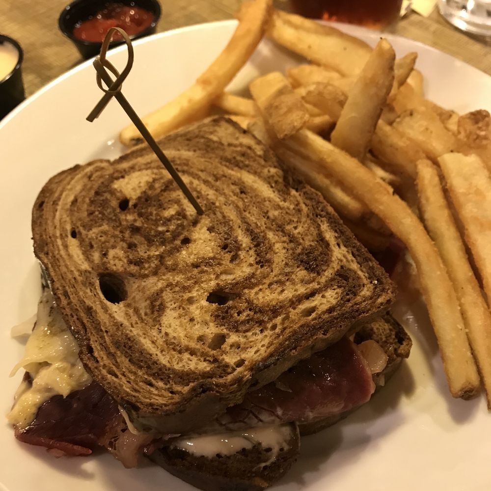 Charr'd Bourbon Kitchen & Lounge - Reuben was a little different (not traditional thousand island dressing) and not too buttery which is good and bad at the same time. - Lounges Near Me - Louisville, Kentucky Charr'd Bourbon Kitchen & Lounge - Reuben was a little different (not traditional thousand island dressing) and not too buttery which is good and bad at the same time. - Lounges Near Me - Louisville, Kentucky