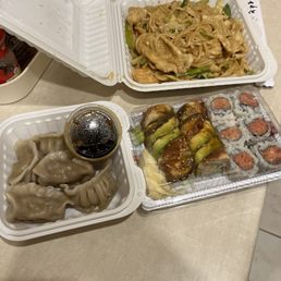 Some nice take out on a Tuesday. Some nice take out on a Tuesday.
