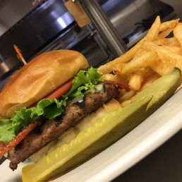 California burger with regular fries California burger with regular fries