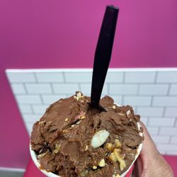 Marble Slab Creamery - Chocolate with Nuts mixed in