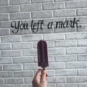 The Hyppo - a hand holding a popsicle with the words you left a mark written on it - Desserts Near Me - Tampa, Florida The Hyppo - a hand holding a popsicle with the words you left a mark written on it - Desserts Near Me - Tampa, Florida