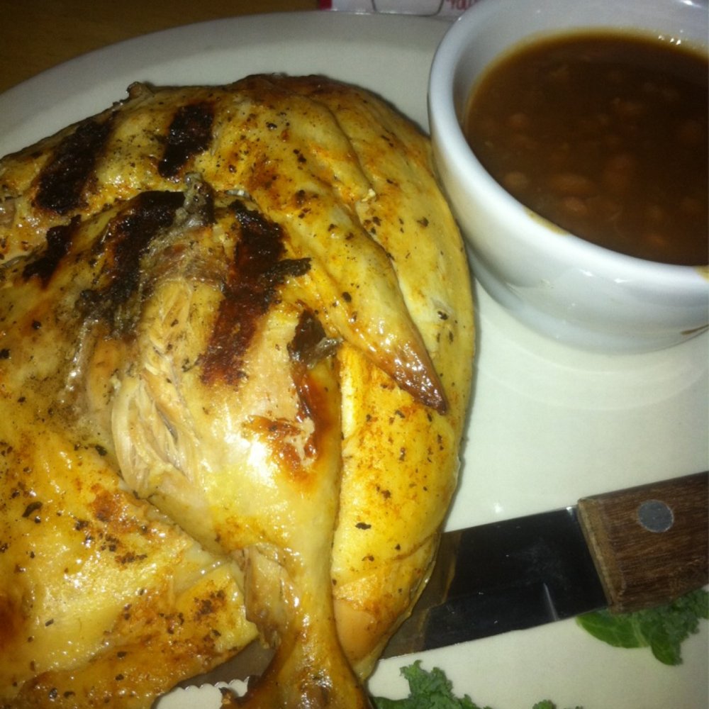 The Roadkill Cafe - Half chicken + Pork Beans - American Near Me - Seligman, Arizona The Roadkill Cafe - Half chicken + Pork Beans - American Near Me - Seligman, Arizona