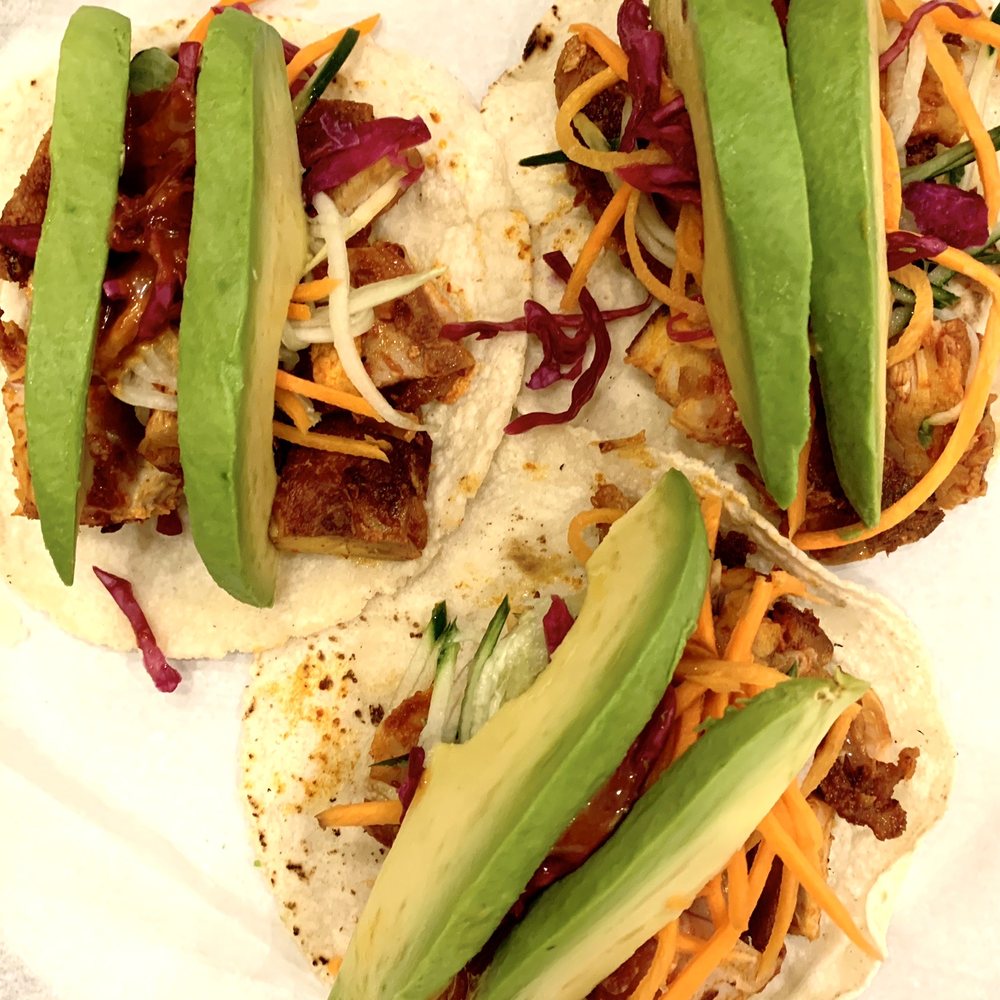 Lalo - Honey Chipotle Chicken Tacos with Avocado - Latin American Near Me - Cincinnati, Ohio